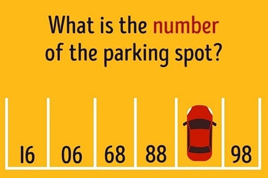 Sorumuz gayet açık: Araba kaç numaralı cebe park etmiştir?

                                    
                                