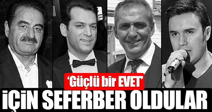 Sandığa gidip evet oyu vereceğini açıklamış 22 ünlü isim