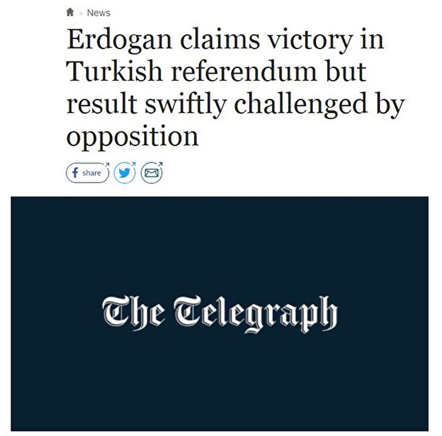 The Telegraph
Erdoğan zafer ilan etti ancak muhalefet sonuçları hızlı bir şekilde tartışmaya açtı