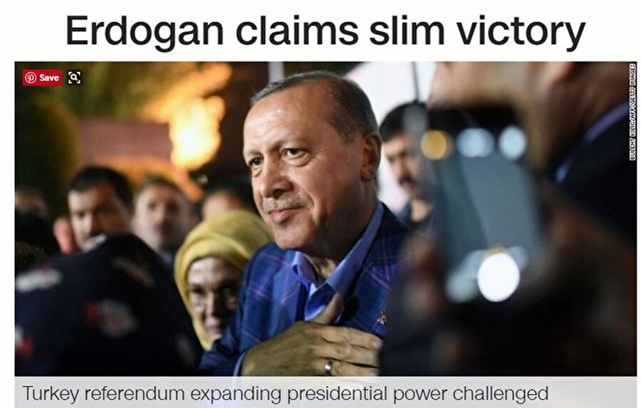 CNN
Erdoğan yakın bir zafer iddia ediyor.