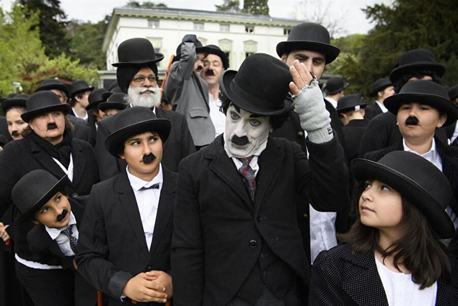 Chaplin 'in 128. doğum günü kutlandı.