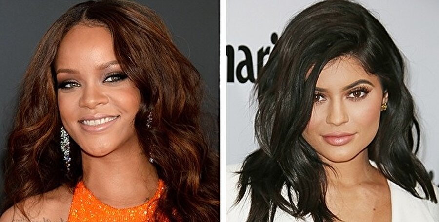 Rihanna ve Kylie Jenner
Aslında dünyanın yarısından fazlası bu dertten mustarip... İki ünlü kadın sosyal medya bağımlısı.