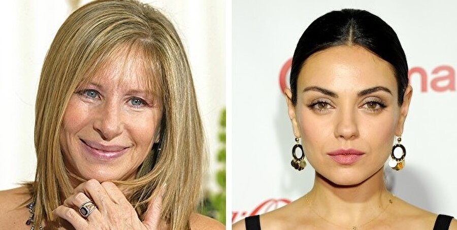 Barbra Streisand ve Mila Kunis
Abur cubur düşkünü iki yetenekli kadın. 