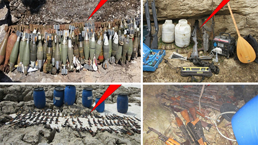 pkk mühimmatı bulundu