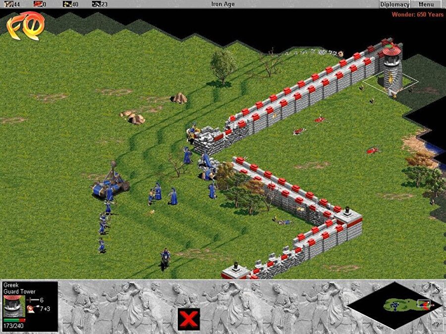 Age Of Empires strateji oyununda ise 'adam bas' başta olmak üzere çeşitli seslerin sürekli duyulması oyundaki görüntüyü unutulması zor kılıyor. 

                                    
                                
