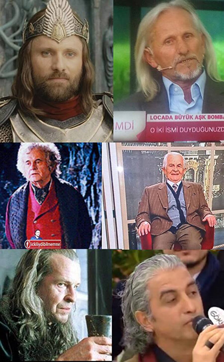 Bilbo Baggins, Aragorn, Denethor

                                    
                                
