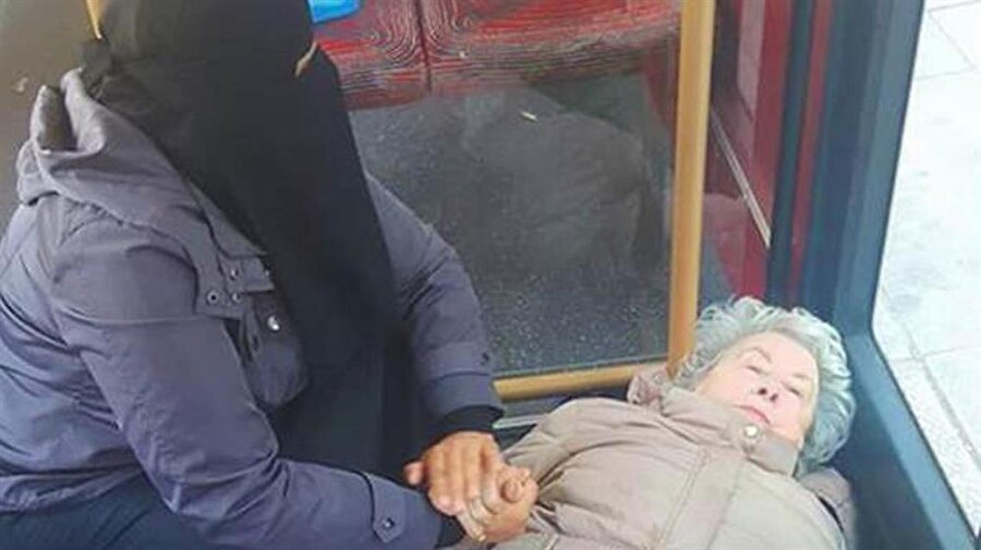 İngiltere, otobüsteki Müslüman kadını konuşuyor
