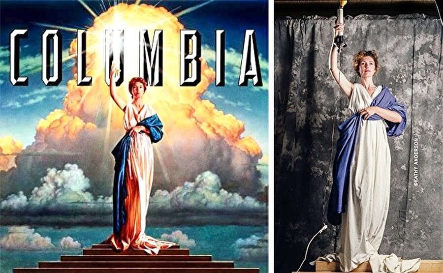 Columbia 

                                    Columbia'nın logosunda ise meşale tutan bir kadın yer alıyor. 1924 yılından bu yana logodaki kadın figürü sürekli olarak değişti. Son olarak 1992 yılında Amerikalı bir ev hanımı olan Jennie Joseph meşale tutan kadın logosunun yüzü oldu.
                                