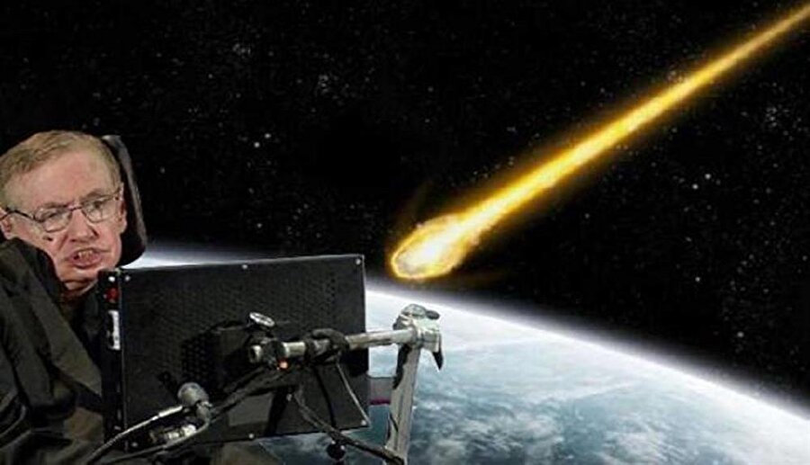 ​Hawking: Bunun şakası yok, yakında Dünya'ya asteroid çarpacak