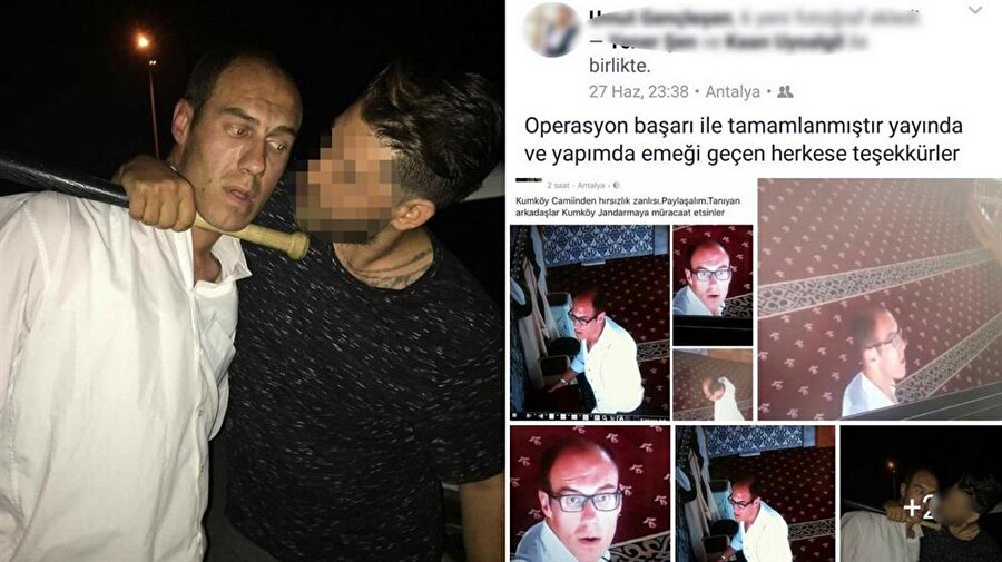 ​Camiden hırsızlık yapan şahsı imam duyurdu, sosyal medya yakaladı