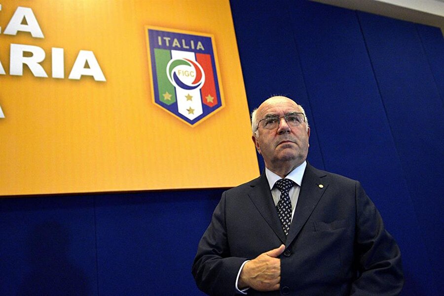 İtalya Futbol Federasyonu Başkanı Carlo Tavecchio