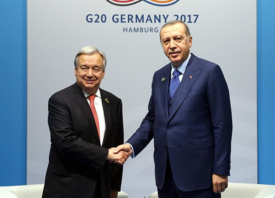 ​Cumhurbaşkanı Erdoğan, Guterres ile görüştü