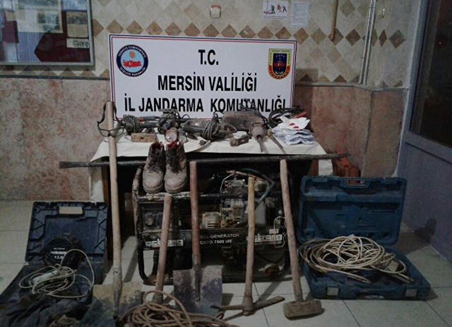 Kaçak kazı yapan şüpheliler yakalandı