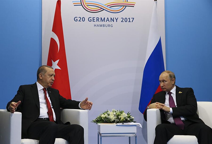 Cumhurbaşkanı Erdoğan Putin ile görüştü