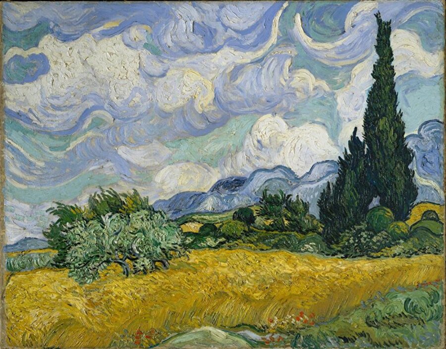 Vincent van Gogh, "Cypresses"
Metropolitan Sanat Müzesi, ABD