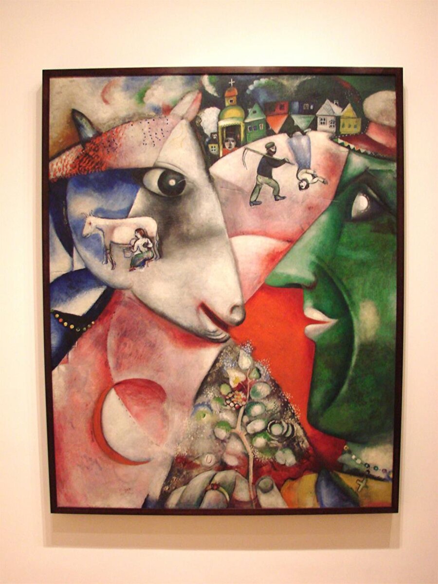 Marc Chagall, "Ben ve Köy"
Modern Sanatlar Müzesi, ABD