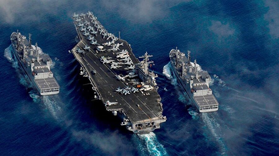 Çin ile gerilim yaşayan ABD, Japonya ve Hindistan, Bengal Körfezi'nde ortak askeri tatbikat gerçekleştirdi.
