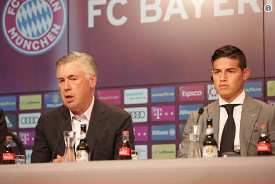 Bayern Münih, James Rodriguez'i basına tanıttı