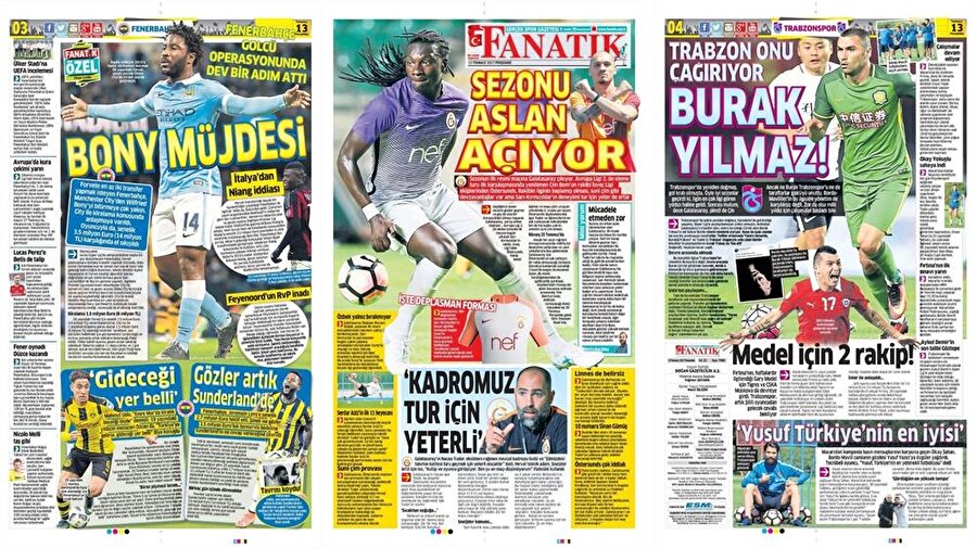 13 Temmuz Gazete Manşetleri