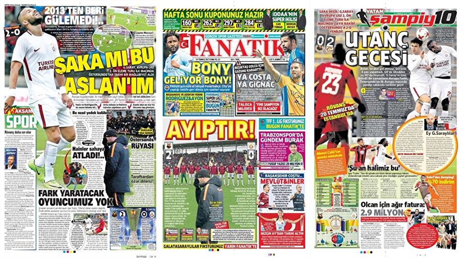 14 Temmuz Gazete Manşetleri