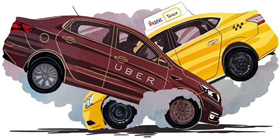Uber ve Yandex Taxi