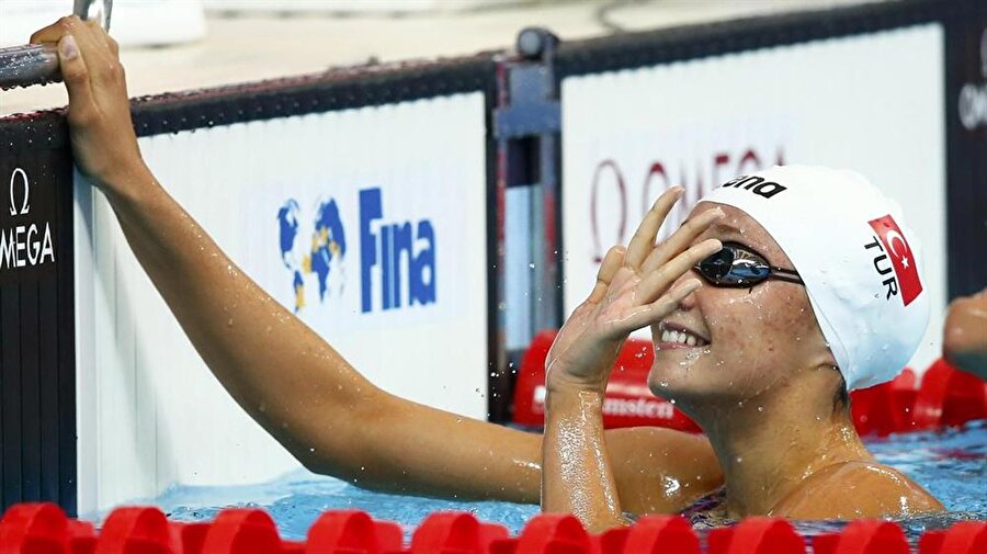 Milli sporcumuz Viktoria Zeynep Güneş.