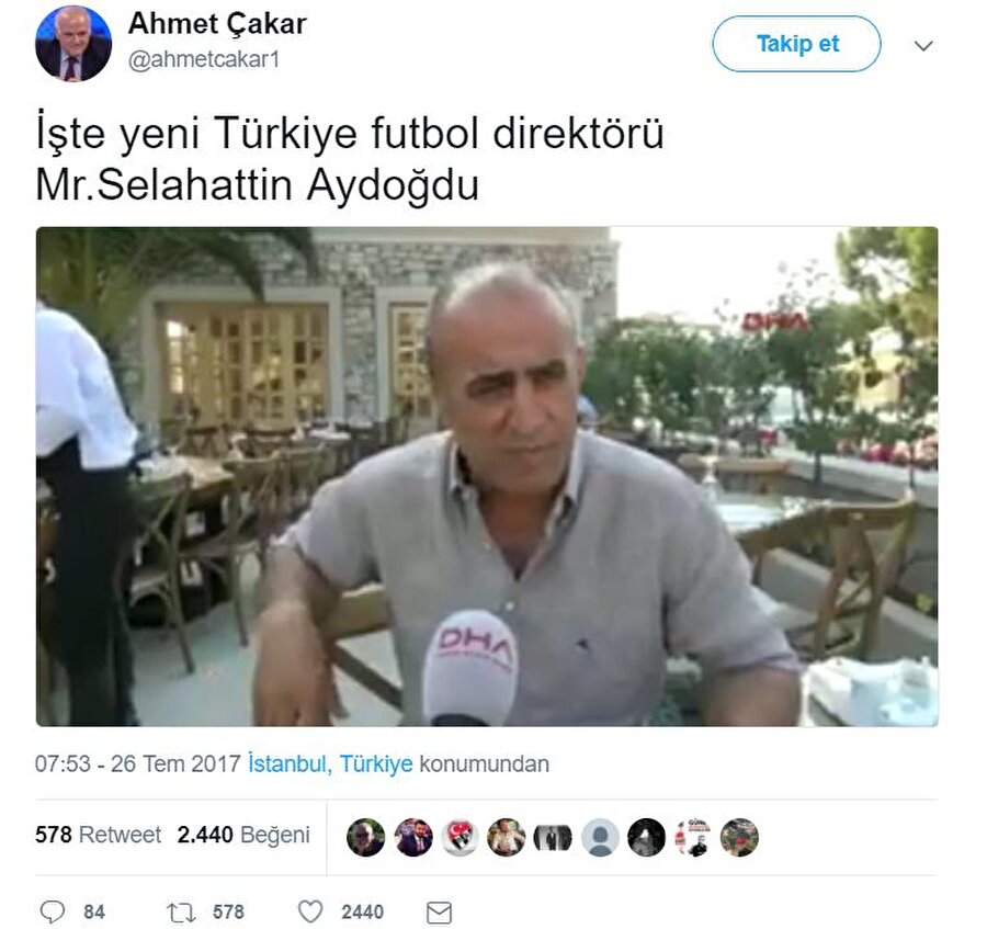 
                                    
                                    İşte yeni Türkiye futbol direktörü Mr.Selahattin Aydoğdu pic.twitter.com/AtQ4AAmUfk— Ahmet Çakar (@ahmetcakar1) 26" class="redactor-linkify-object">https://twitter.com/ahmetcakar... Temmuz 2017

                                
                                