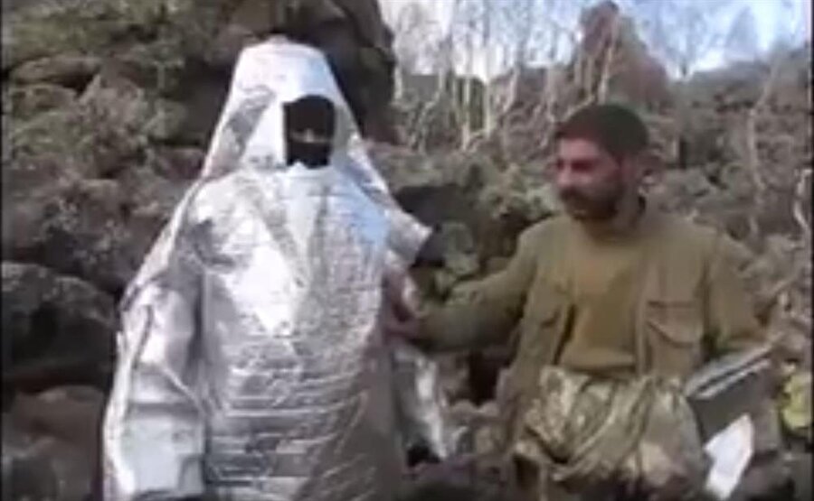 Terör örgütünden alüminyumlu taktik: Uzaylı PKK'lı"