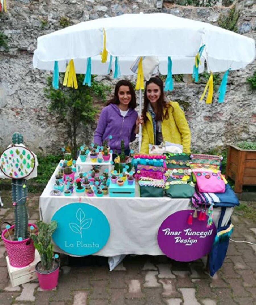 Ünlü oyuncu Pınar Tuncegil pazarcı oldu