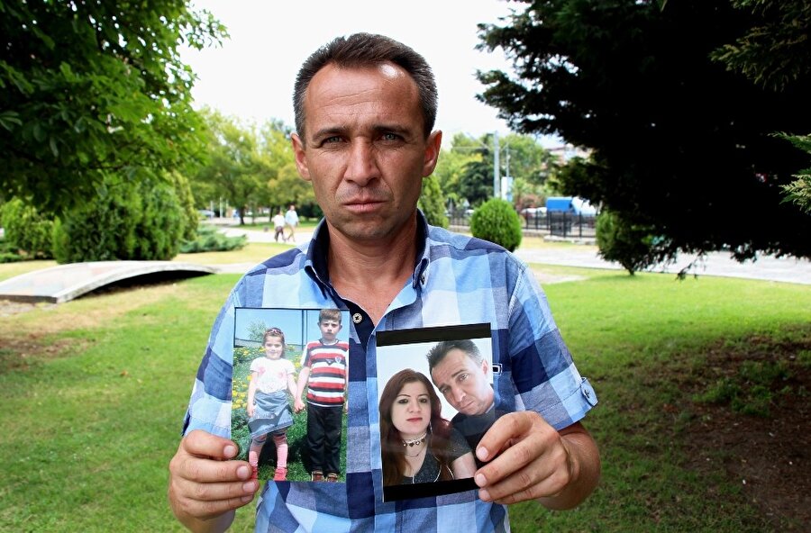 ​İki çocuğuyla birlikte sırra kadem bastı