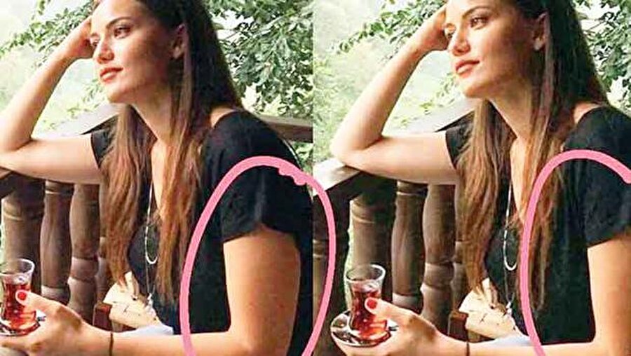 Paylaşmasıyla silmesi bir oldu!
Eşi Burak Özçivit'in 'Kardeşim Benim 2' filminin çekimleri için Rize'de bulunan Evcen, balkonda çekilen karesini paylaşmasıyla silmesi bir oldu. Karede kolu görünen ve kilolu çıkan oyuncu, duruma hemen müdahale etti.Sosyal medya hesabından fotoğrafı silen Evcen, ardından kolunu yarısının görüleceği şekilde kolajlayarak hesabına yeniden yükledi.