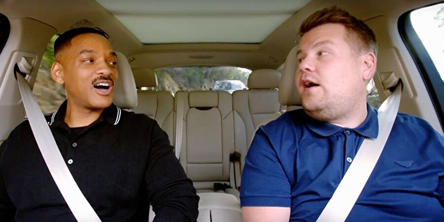 Will Smith and James Corden