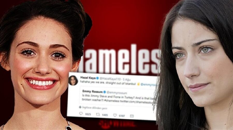 ​Hazal Kaya'dan kendileriyle dalga geçen Emmy Rossum'a yanıt