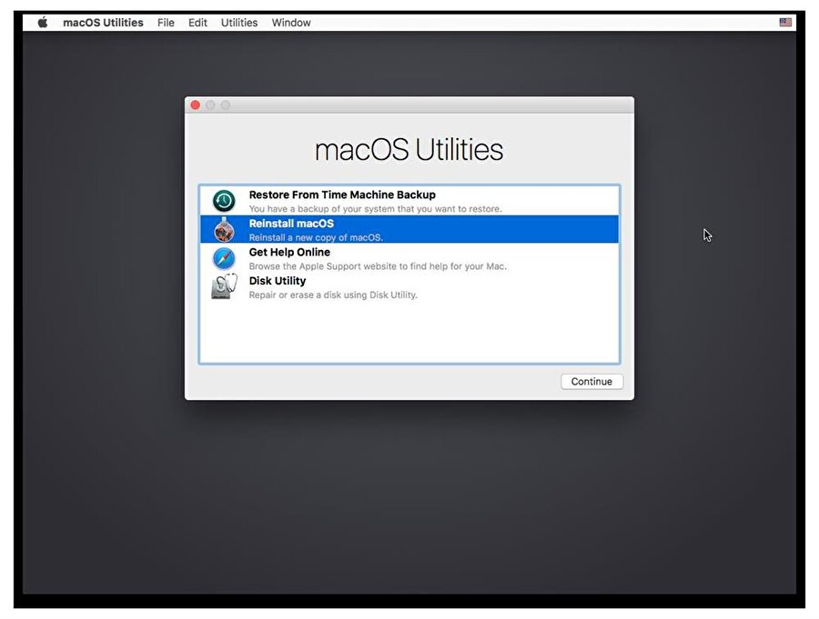 Son işlem, MacOS'u yeniden yükle: Son adımda sistemin tekrar yüklemesini sağlamak için ilgili komutu vermek gerekiyor.

                                    MacOS'u tekrardan kurmak için "MacOS'u yeniden yükle" ya da "OS X'i yeniden yükle" ve ardından da "devam et" seçeneklerini izlemek yeterli.
                                