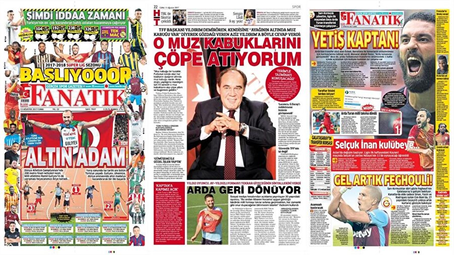 11 Ağustos Gazete Manşetleri