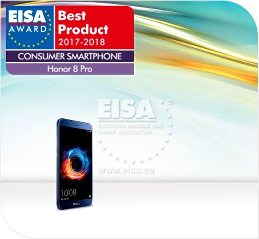 En iyi tüketici akıllı telefonu: Honor 8 Pro (Honor, Huawei'nin batı pazarına sunduğu bir marka) 
