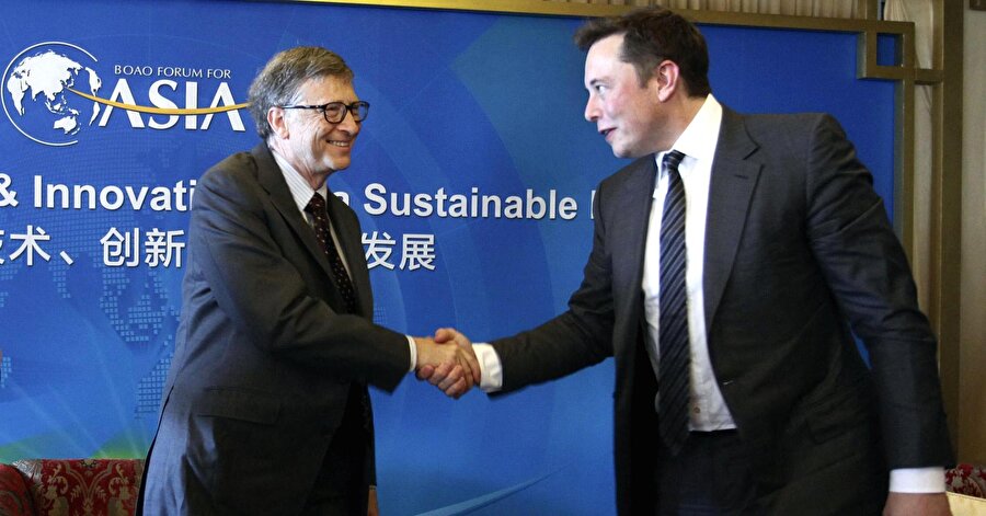 Bill Gates ve Elon Musk. 
