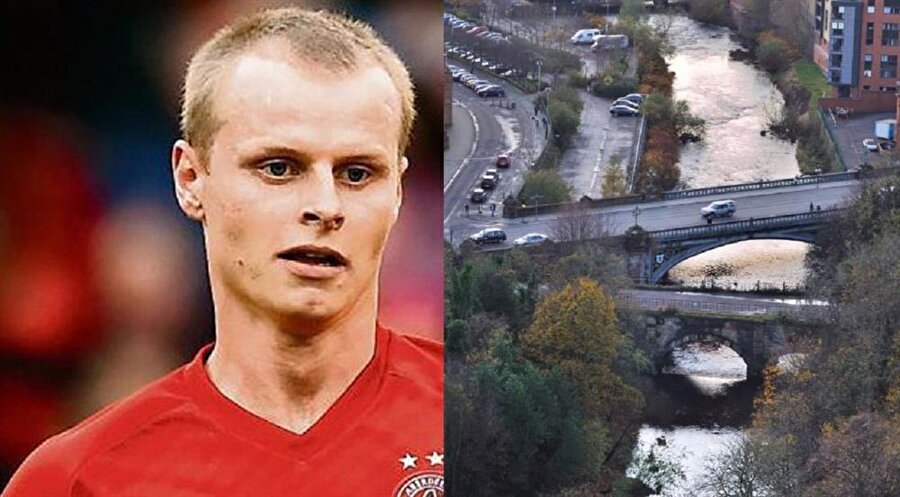 Ünlü futbolcu nehirde donmak üzereyken kurtarıldı!