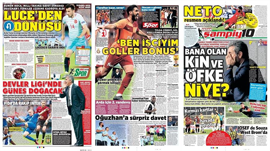29 Ağustos Gazete Manşetleri