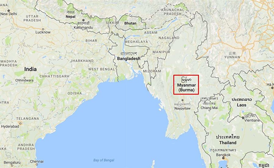 Güney Asya’da Endonezya’dan sonra yüzölçümü olarak en büyük ikinci devlettir Myanmar. 1989’da darbeden önceki ismi ise ‘Burma’ idi.

                                    
                                    
                                    
                                
                                
                                
