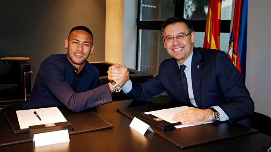 Neymar'dan Barcelona Başkanına Şaka gibi adam