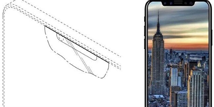 Çerçevesiz Samsung ekran patenti. 