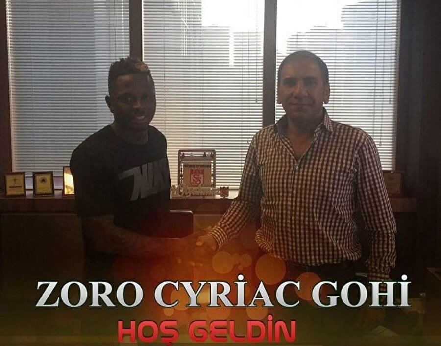 Cyriac
Eski Takımı: OostandeYeni Takımı: Demir Grup Sivasspor