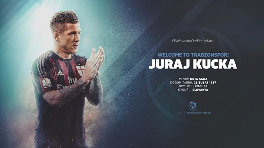 Juraj Kucka
Eski Takımı: MilanYeni Takımı: Trabzonspor