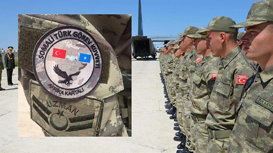 ​Somali'deki Türk askerine özel tasarımlı arma