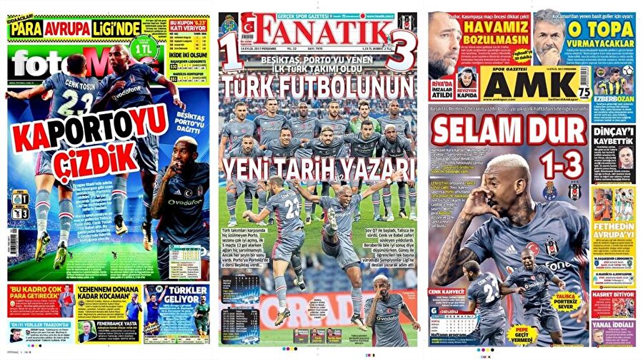 14 Eylül Spor Manşetleri