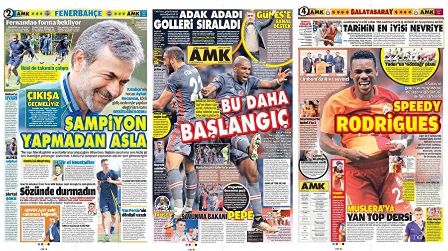 15 Eylül Gazete Manşetleri