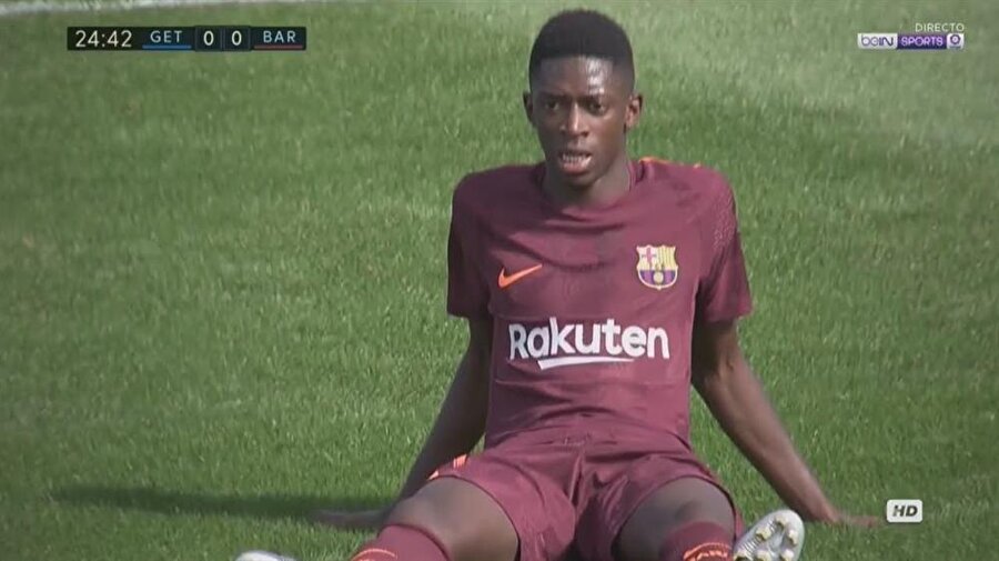 Dembele 4 ay sahalardan uzak kalacak!