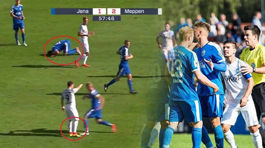 Jena Meppen skandal gol
