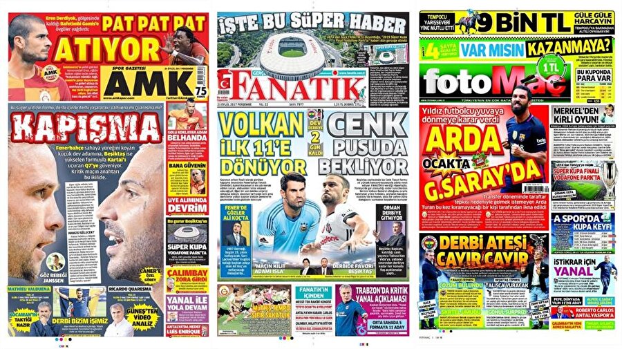 21 Eylül Gazete Manşetleri